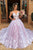 A-line V Neck Sleeveless Tulle Appliques Long Prom Wedding Gown OHD094 | Cathyprom