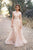 Sexy A-line V-neck Floor-length Sleeveless Tulle Bridal Gown Wedding Dresses Appliques OHD140 | Cathyprom