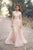 Sexy A-line V-neck Floor-length Sleeveless Tulle Bridal Gown Wedding Dresses Appliques OHD140 | Cathyprom