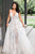 Tulle A-Line Spaghetti Straps Floor-Length White Wedding Dress with Appliques OHD045 | Cathyprom