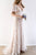 Short Sleeve Wedding Dresses V Neck A Line Appliques Sexy Lace Backless Bridal Gown OHD209