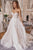 A-Line Sweetheart Sweep Train Ivory Wedding Dress with Appliques OHD089 | Cathyprom