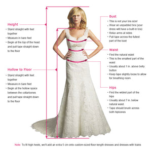 A line V-neck Floor Length Long Sleeves Beading Embroidery Tulle Prom Dress OHC114
