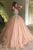 Sparkly Ball Gown Straps V-neck Floor-length Sleeveless Long Tulle Prom Dress OHC218 | Cathyprom