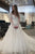 A Line Round Neck Long Sleeve Wedding Dresses Tulle Wedding Gown Bridal Gown OHD199