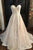 A Line Sweetheart Lace Wedding Dresses Tulle Sweep Train Wedding Gown Applique Bridal Gown OHD195