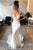 Mermaid Spaghetti Straps Sweep Train Lace Wedding Dress with Appliques OHD058 | Cathyprom