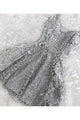 Charming Lace Spaghetti Straps Short Prom Dress Cheap Homecoming Dress OHM005 | Cathyprom