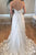 Gorgeous A Line Spaghetti Straps White Wedding Dresses with Appliques OHD107 | Cathyprom