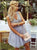 A-Line V-Neck Short Lavender Homecoming Dress with Lace Party Dress OHM190