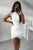 Sexy Sheath Tight Jewel White Lace Tulip Short Homecoming Dress Party Dress OHM197