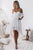 White Cold Shoulder White Pleated Hollow Out Lace High Low Party Dress Homecoming Dress OHM215