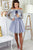 A-line Off the Shoulder Appliqued Lavender Homecoming Dress with Tulle Skirt OHM219