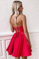 Chic Sweetheart Above Knee Ruched Homecoming Party Dress OHM050 | Cathyprom