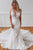 Gorgeous Mermaid Sleeveless Detachable Train White Wedding Dresses with Appliques OHD102 | Cathyprom