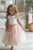 A Line Sleeveless  Round Neck Sleeveless Tulle Flower Girl Dresses OHR039 | Cathyprom