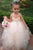 Princess Tulle Beading Spaghetti Straps Bowknot Flower Girl Dresses OHR006 | Cathyprom
