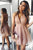 Simple A-Line Backless Semi Formal Party Homecoming Dress OHM032 | Cathyprom