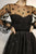 Jewel Long Sleeves Short Homecoming Dress with Appliques OHM006 | Cathyprom