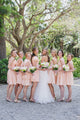 Chic A-line Short/Mini Scoop Neck Sleeveless Short/Mini Above Knee Chiffon Bridesmaid Dresses OHS121 | Cathyprom