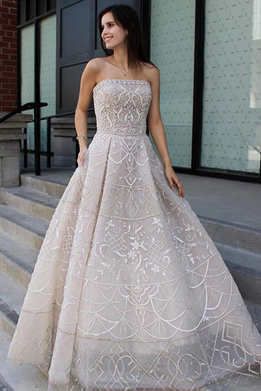 Beautiful Prom Dress Sexy Straight A-Line Tulle Lace Long Prom Dresses cathyprom Beautiful Prom Dress Sexy Straight A-Line Tulle Lace Long Prom Dresses cathyprom