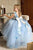 Sleeveless Backless Tulle Floral Satin Bowknot Ball Gown Flower Girl Dresses OHR035 | Cathyprom