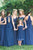Spaghetti Straps Floor-Length Chiffon Bridesmaid Dress with Pleats OHS071 | Cathyprom