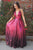 A-Line Spaghetti Straps Floor-Length Sleeveless Fuchsia Sequined Prom Dress OHC437 | Cathyprom