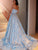 Simple A-Line Strapless Stain Long Prom Dress With Appliques, Evening Dress CMS211133