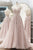 A-Line V-Neck Tulle Long Prom Dress With Appliques, Evening Dress YZ211074