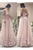 A-Line Off-The-Shoulder Long Prom Dress With Lace, Evening Dress CMS211163