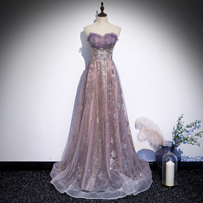 A-Line Sweetheart Tulle Long Prom Dress With Appliques, Evening Dress cathyprom A-Line Sweetheart Tulle Long Prom Dress With Appliques, Evening Dress cathyprom