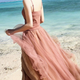 Chic A-line Spaghetti Strap Tea Length Sleeveless Simple Long Tulle Prom Dresses Evening Dress OHC282 | Cathyprom