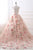 Chic Ball Gowns Scoop Neck Sleeveless Long Tulle Prom Dresses  Evening Dresses OHC278 | Cathyprom