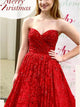 Modest A Line Sweetheart Sleeveless Graduation Long Tulle Prom Dresses/Evening Dress OHC283 | Cathyprom