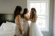 Exquisite Lace Wedding Dress Sexy V-Neck Modest Tulle Wedding Dress Gown CA2302|CathyProm