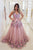 Beautiful Pink Tulle Embroidery Lace Applique Long Pageant Prom Dress Evening Dress OHC426 | Cathyprom