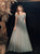 Shiny A-Line Sweetheart Tulle Off Shoulder Long Prom Dress, Evening Dresses YZ211043