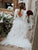 Ball Gown Simple Wedding Dress Sexy Open Back Long Sleeve Modest Wedding Dress Bridal Gown CA050|CathyProm