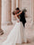 Sexy Sheer V-Neck Vintage Wedding Dress Open Back A-Line Wedding Dress Bridal Gown CA063|CathyProm