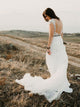 Cap Sleeve Lace Vintage Wedding Dress Backless A-Line Rustic Wedding Dress Bridal Gown CA067|CathyProm