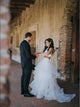 Two Piece Simple Wedding Dress Ruffle Modest Tulle Rustic Wedding Dress Bridal Gown CP029|CathyProm