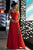 Charming A Line V Neck Sleeveless Long Prom Dress Split Applique Evening Dresses OHC461 | Cathyprom