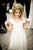 Cute Cap Sleeve Lace Chiffon Ivory Flower Girl Dresses Wedding Party Dresses OHR017 | Cathyprom