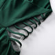 Elegant Green Spaghetti-Straps Mermaid Prom Dresses DN1406
