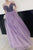 Fancy Cold Shoulder Beaded Lavender Long Prom, Evening Dress YZ211061