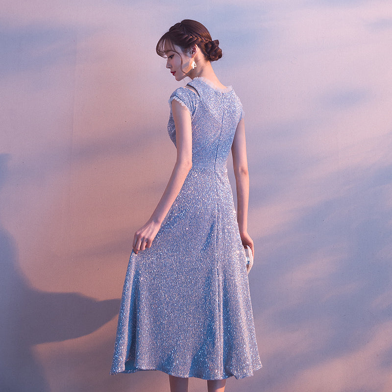 cap sleeve short prom dress Round Neck Cap Sleeves Short Lace Prom Dresses, Round Neck Short Cap S jbydress