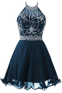 Homecoming Dress Little Black Dress Short Prom Dress Party Dress OHM167