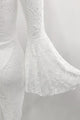 Long Sleeve Homecoming Dresses Shealth Column Short Prom Dress Lace Party Dress OHM135
