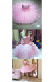 Ball Gown Homecoming Dresses Sweetheart Pink Short Prom Dress Chic Party Dress OHM165